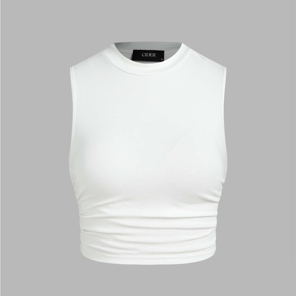 Cider White Tank Top
